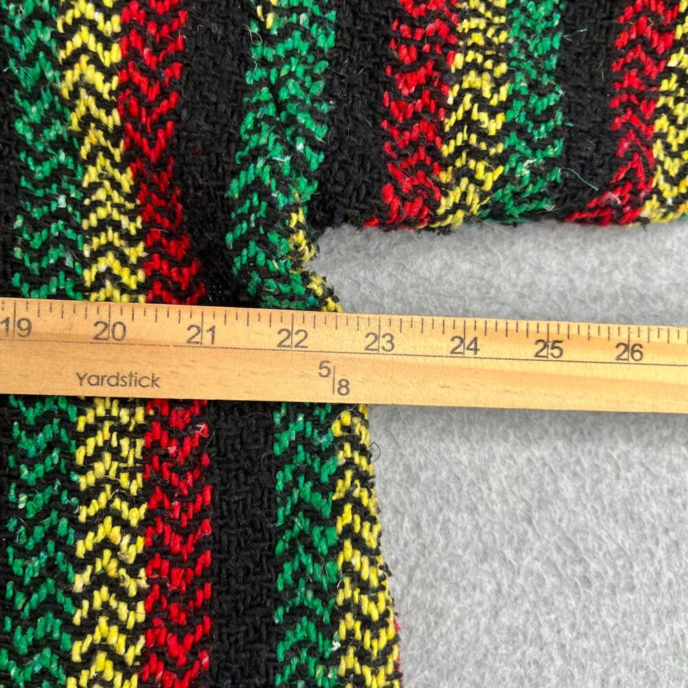 BAJA JOE Drug Rug Rasta Pullover Sweatshirt Pocket Beach Casual XL - Picture 8 of 10
